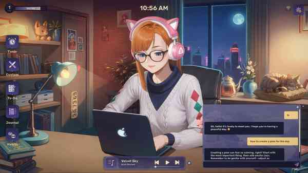 《Lo-Fi Girl: AI Assistant》官方版》游戏免费下载|休闲益智·挂机游戏·可爱·彩色·休闲  第2张