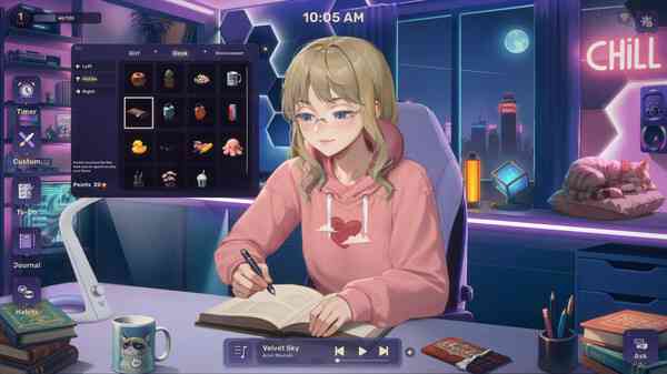 《Lo-Fi Girl: AI Assistant》官方版》游戏免费下载|休闲益智·挂机游戏·可爱·彩色·休闲  第5张