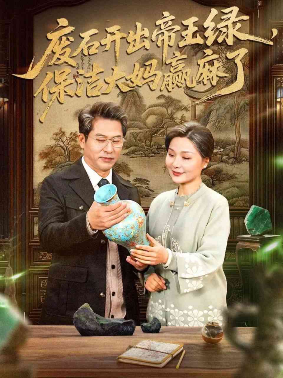 《废石开出帝王绿，保洁大妈赢麻了》全集免费高清短剧无广告在线播放|短剧·中国大陆·2026